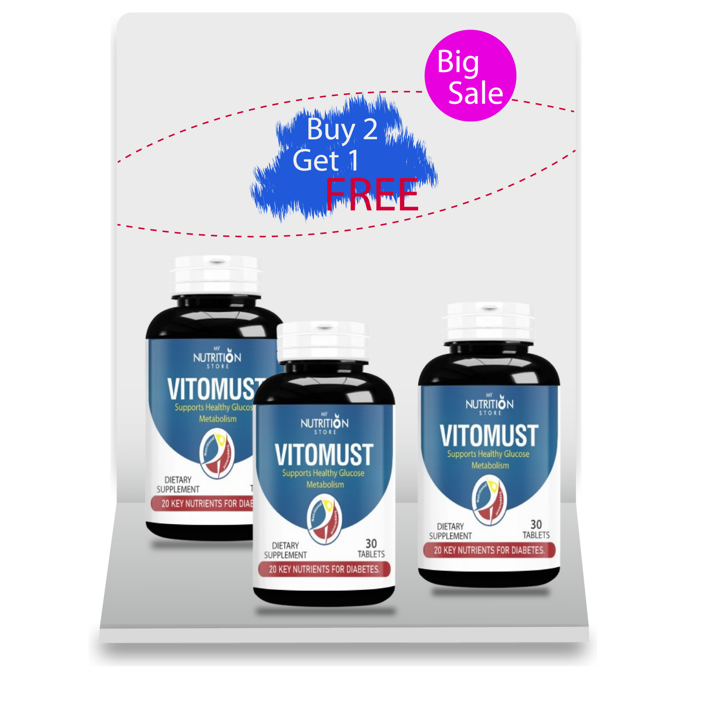 Buy 2 Vitomust Get 1 Free