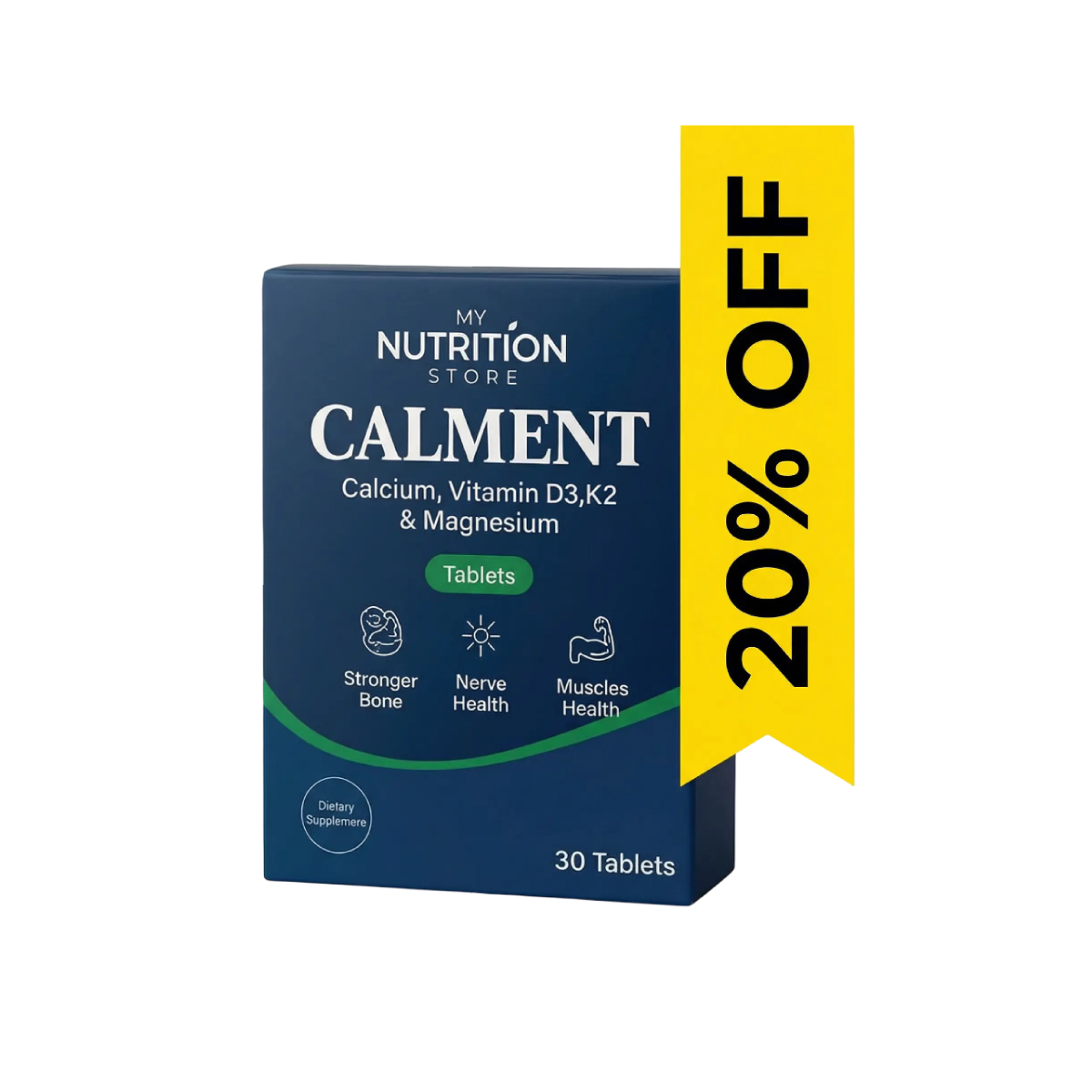 CALMENT – Calcium Magnesium with D3 & K2