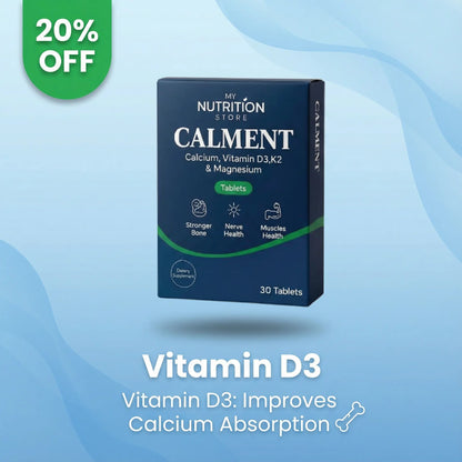 CALMENT – Calcium Magnesium with D3 & K2