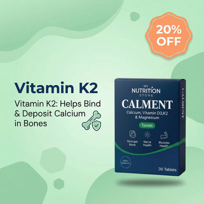 CALMENT – Calcium Magnesium with D3 & K2