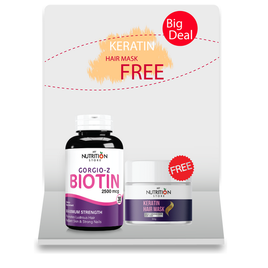 BUY GORGIO-Z BIOTIN & GET KERATIN HAIR MASK FREE