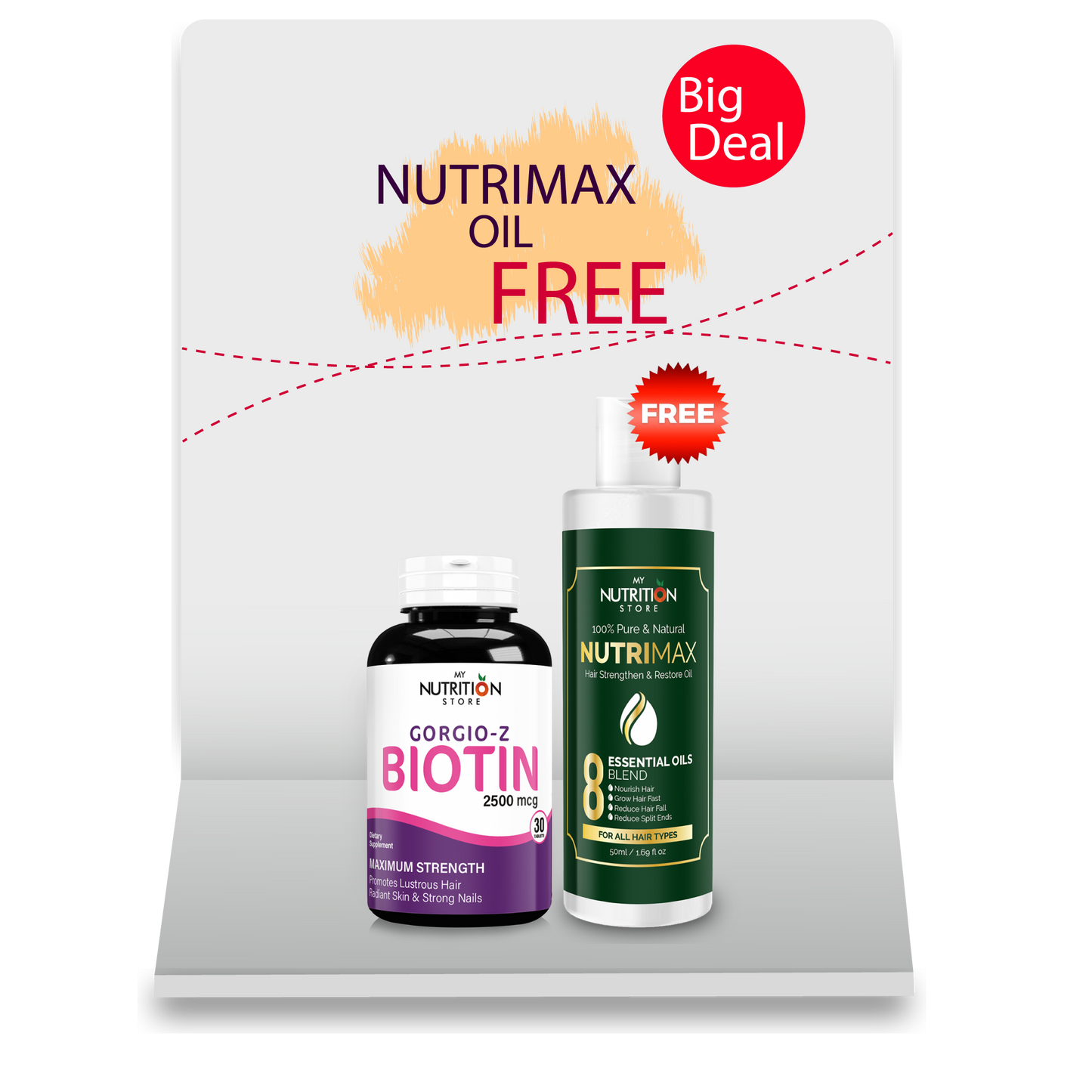 GORGIO-Z-BIOTIN + NUTRIMAX OIL
